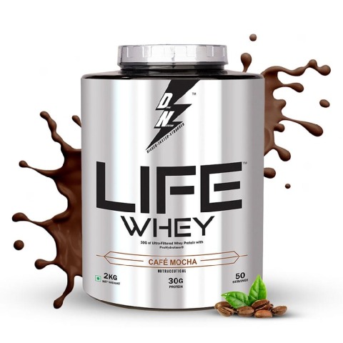 Divine Nutrition Life Whey,  4.4 lb  Cafe Mocha 