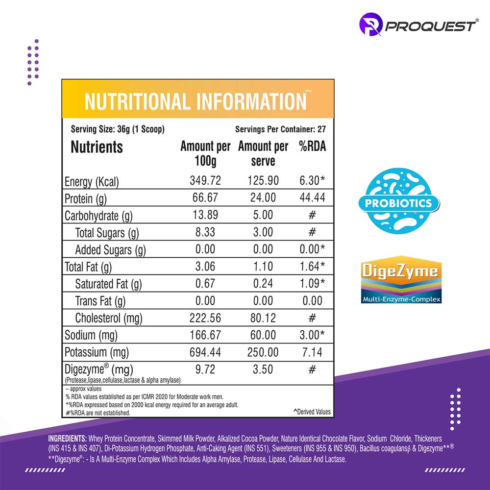 5 - Proquest Power Whey Protein,  4.4 lb  Mango Rush 