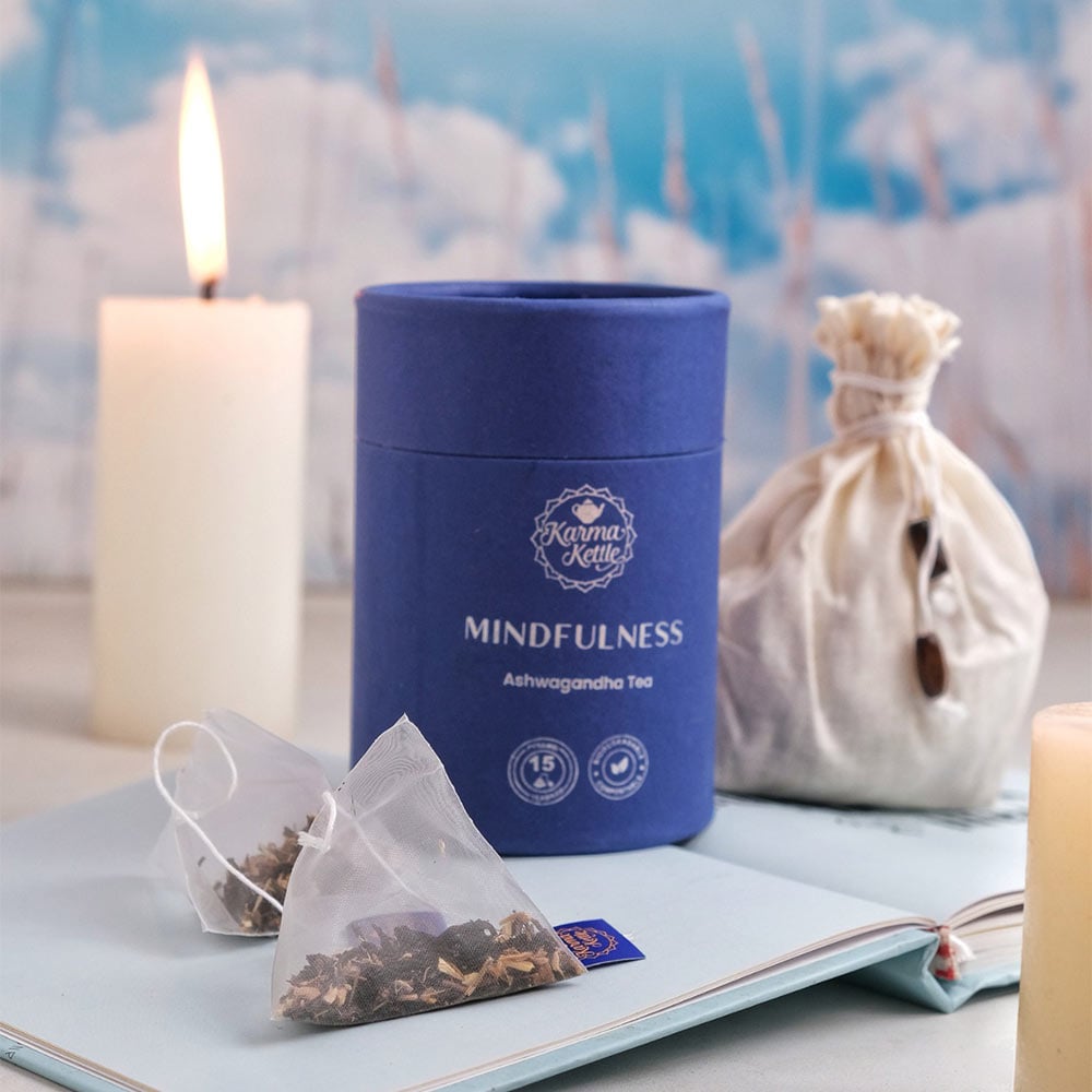 3 - Karma Kettle Mindfulness Ashwagandha Tea,  Natural  15 Tea Bag(s) 