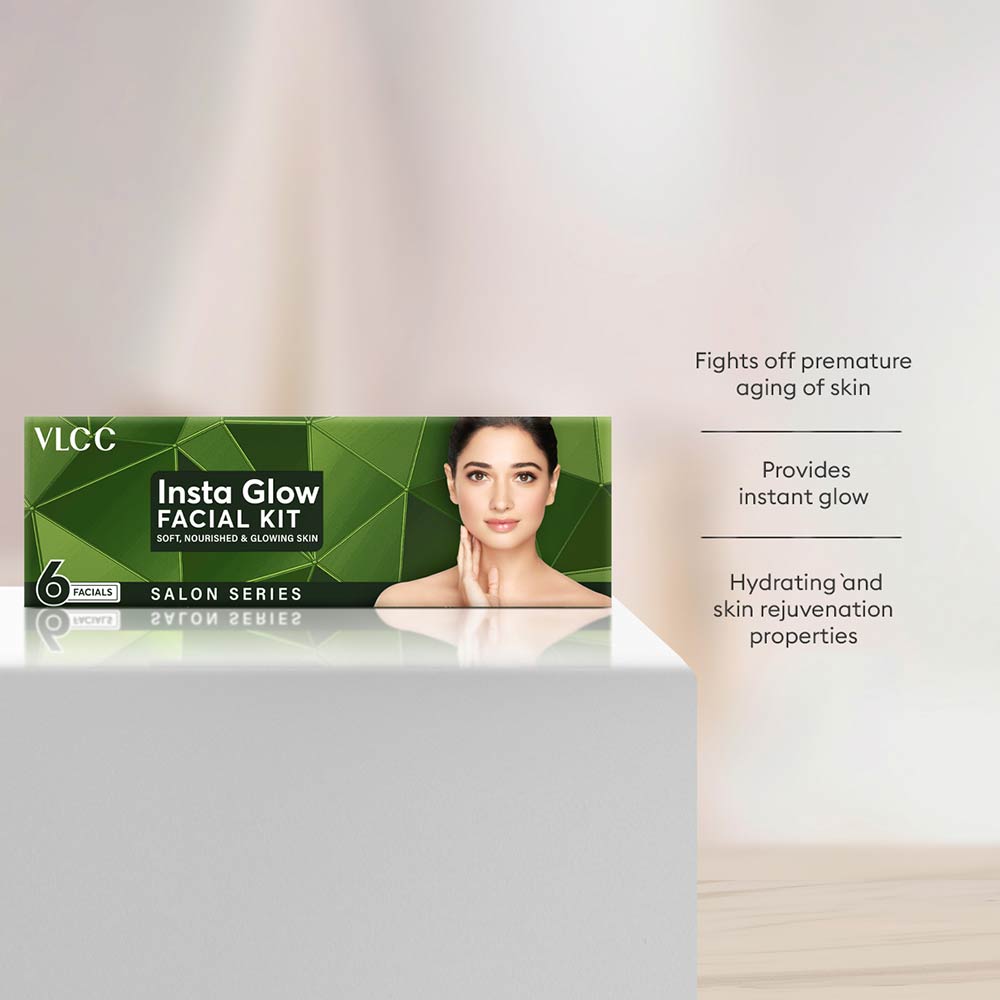 3 - VLCC Insta Glow Facial Kit,  252 g  for All Skin Types 