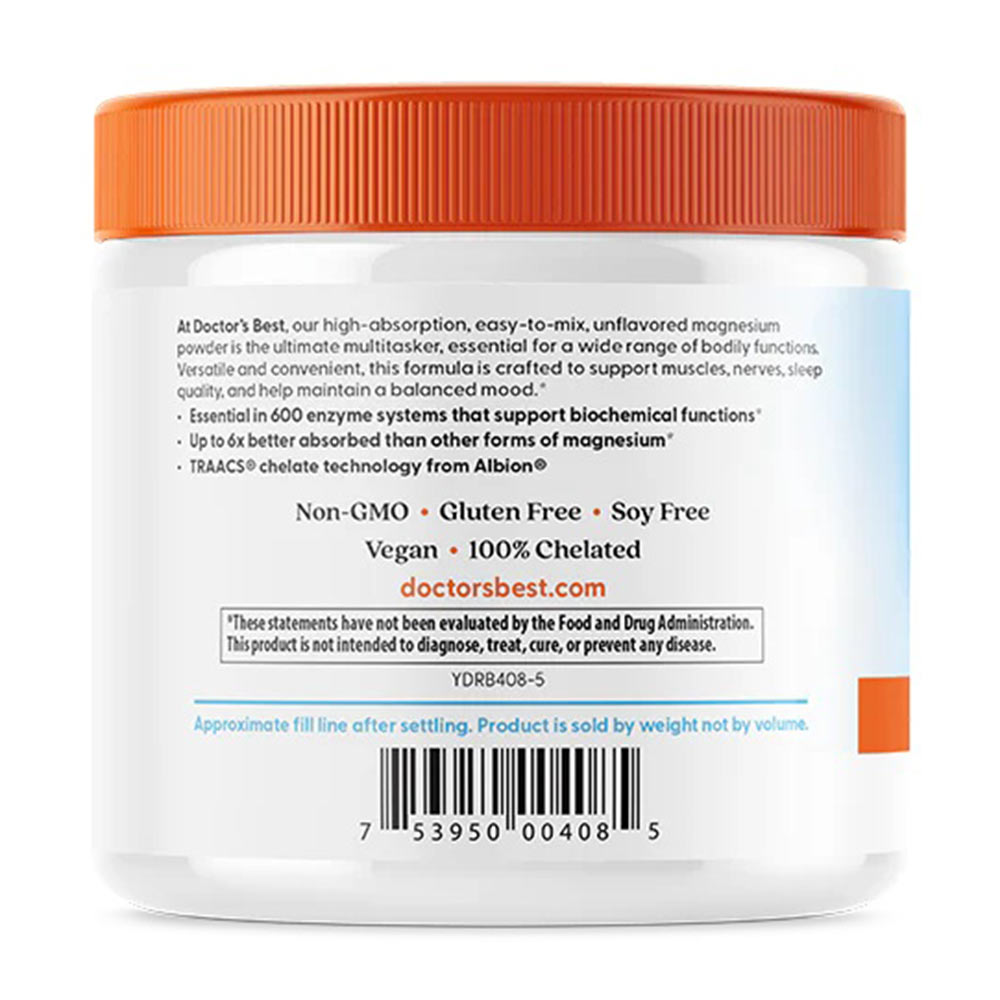3 - Doctor's Best High Absorption Magnesium,  Unflavoured  200 g 