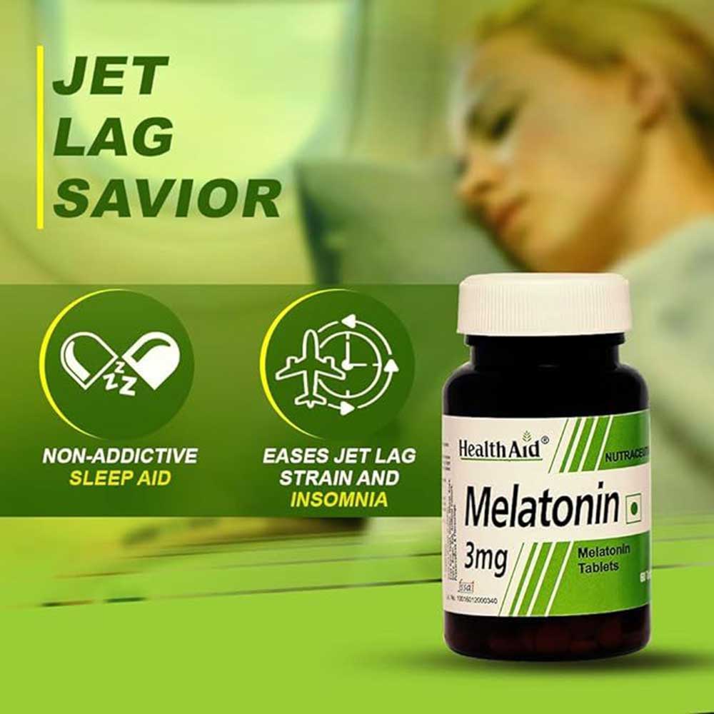 4 - HealthAid Melatonin (3 mg),  60 tablet(s)  Unflavoured 