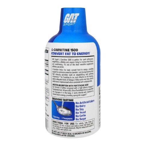 Gat L Carnitine 473 Ml Green Apple Online In India Healthkart Com