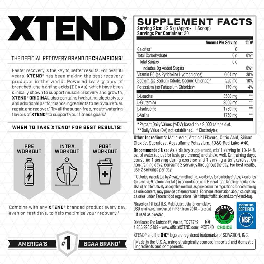 2 - Scivation Original BCAA,  0.89 lb  30 Servings  Mango Madness 