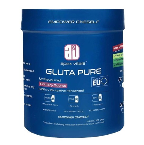 1 - Apex Vitals Gluta Pure,  0.66 lb  Unflavoured 