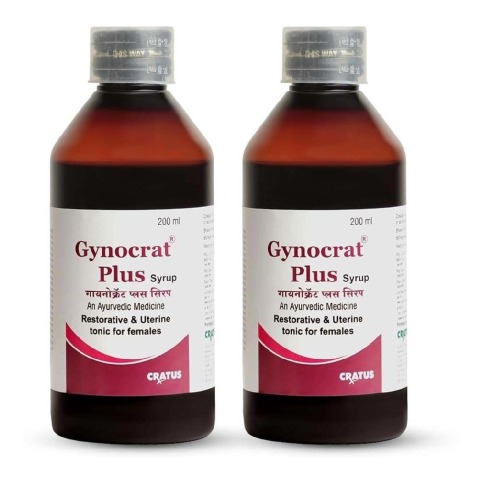 1 - Cratus Gynocrat Plus Syrup,  200 ml  Unflavoured (Pack of 2) 
