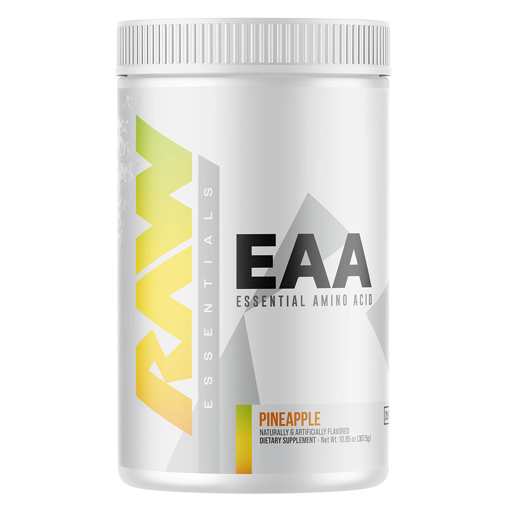 1 - RAW EAA - Essential Amino Acid,  Pineapple  0.67 lb  25 Servings 
