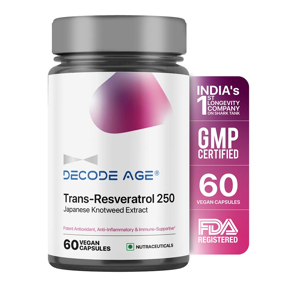 1 - Decode Age Trans-Resveratrol 250,  60 veggie capsule(s) 