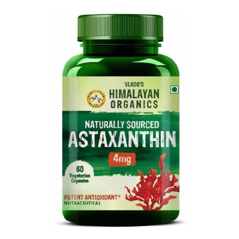 1 - Himalayan Organics Naturally Sourced Astaxanthin 4mg,  60 veggie capsule(s) 