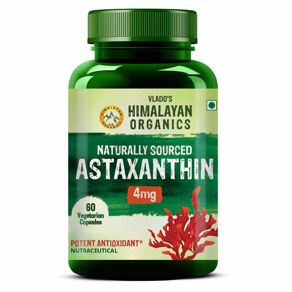 1 - Himalayan Organics Naturally Sourced Astaxanthin 4mg,  60 veggie capsule(s) 