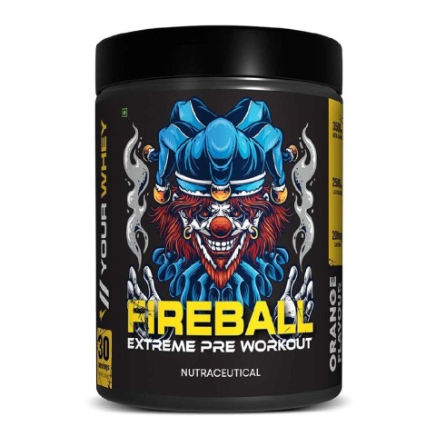 1 - YourWhey Fireball Extreme Pre Workout,  0.66 lb  Orange 
