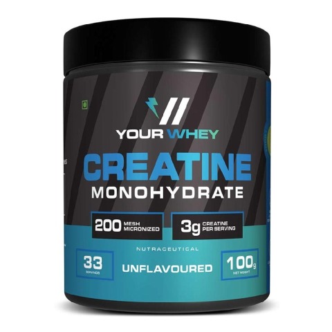 1 - YourWhey Creatine Monohydrate,  Unflavoured  0.22 lb 