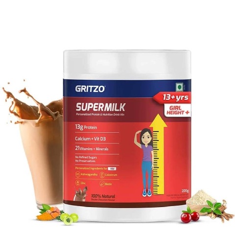 1 - Supermilk Height+&nbsp;for Girl 13+ years,  200 g  Double Chocolate 