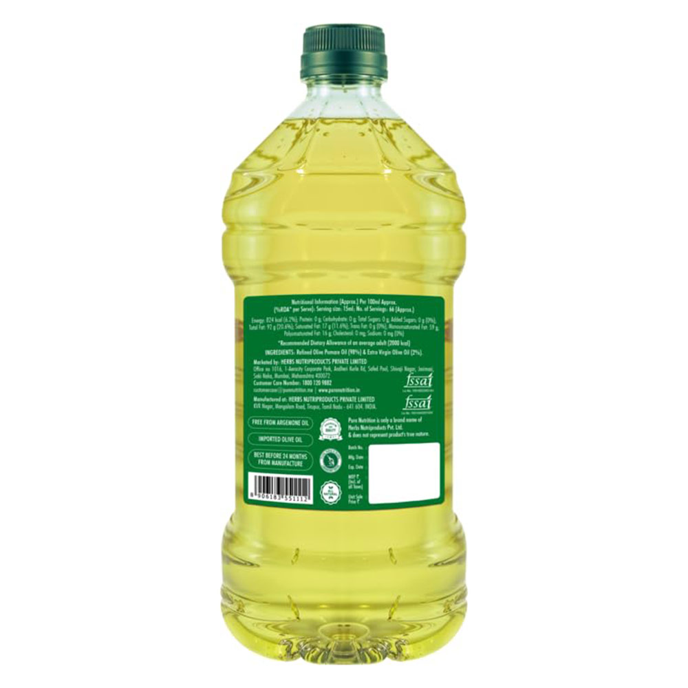 2 - Pure Nutrition Pomace Olive Oil,  2 L 