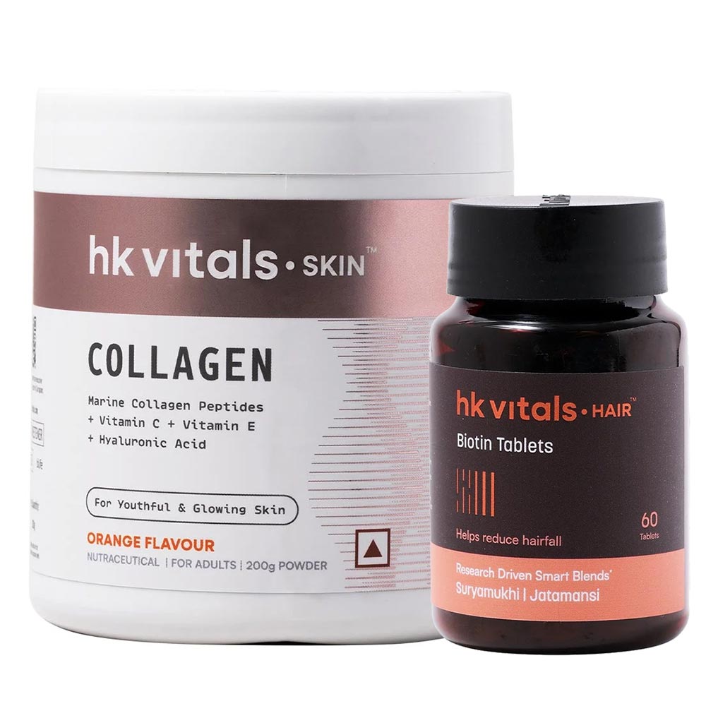 HealthKart HK Vitals Biotin & Skin Radiance Collagen Combo