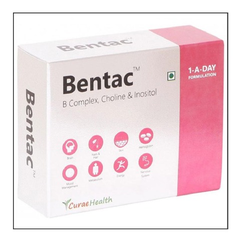 Curae Health Bentac,  Unflavoured  30 tablet(s) 