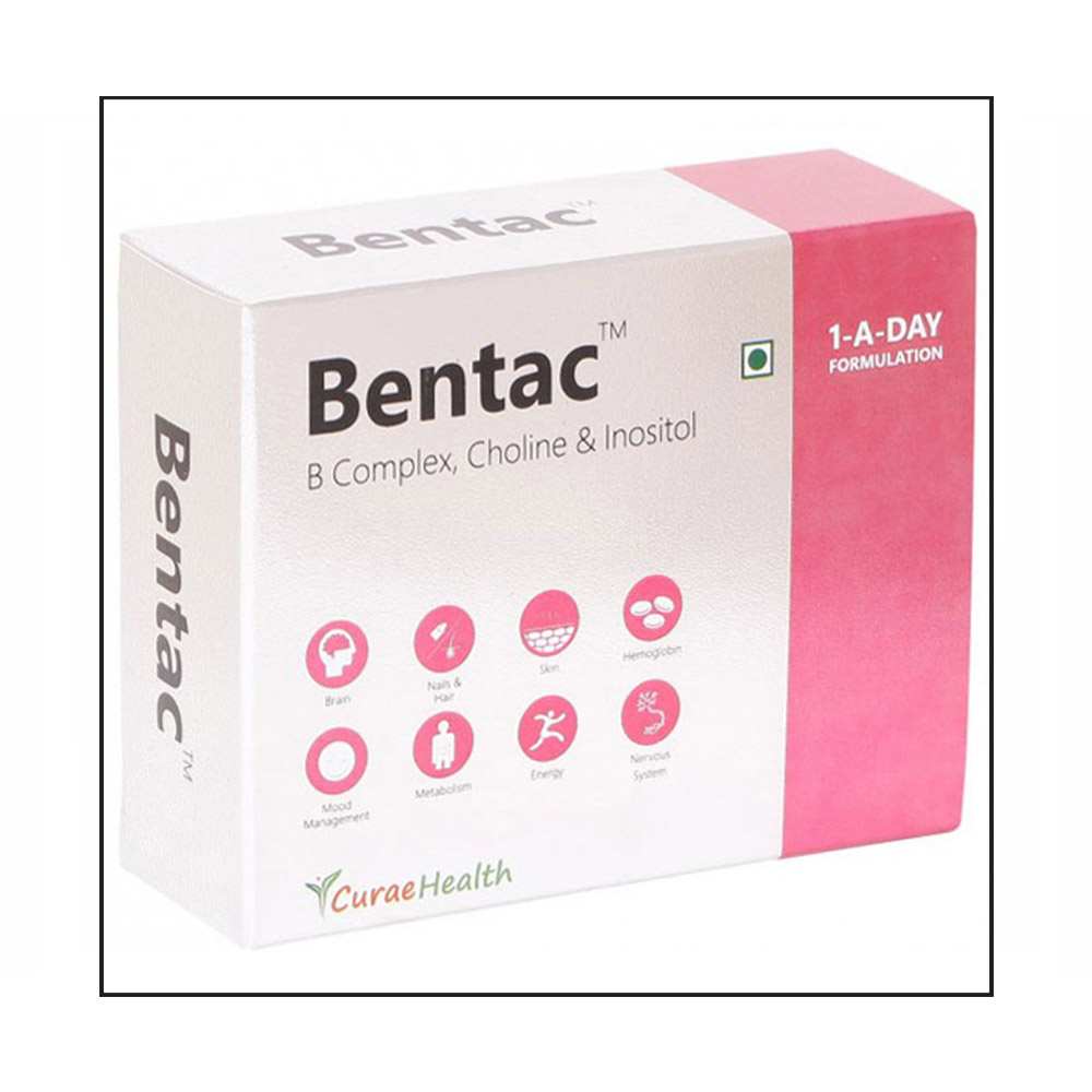 Curae Health Bentac,  Unflavoured  30 tablet(s) 
