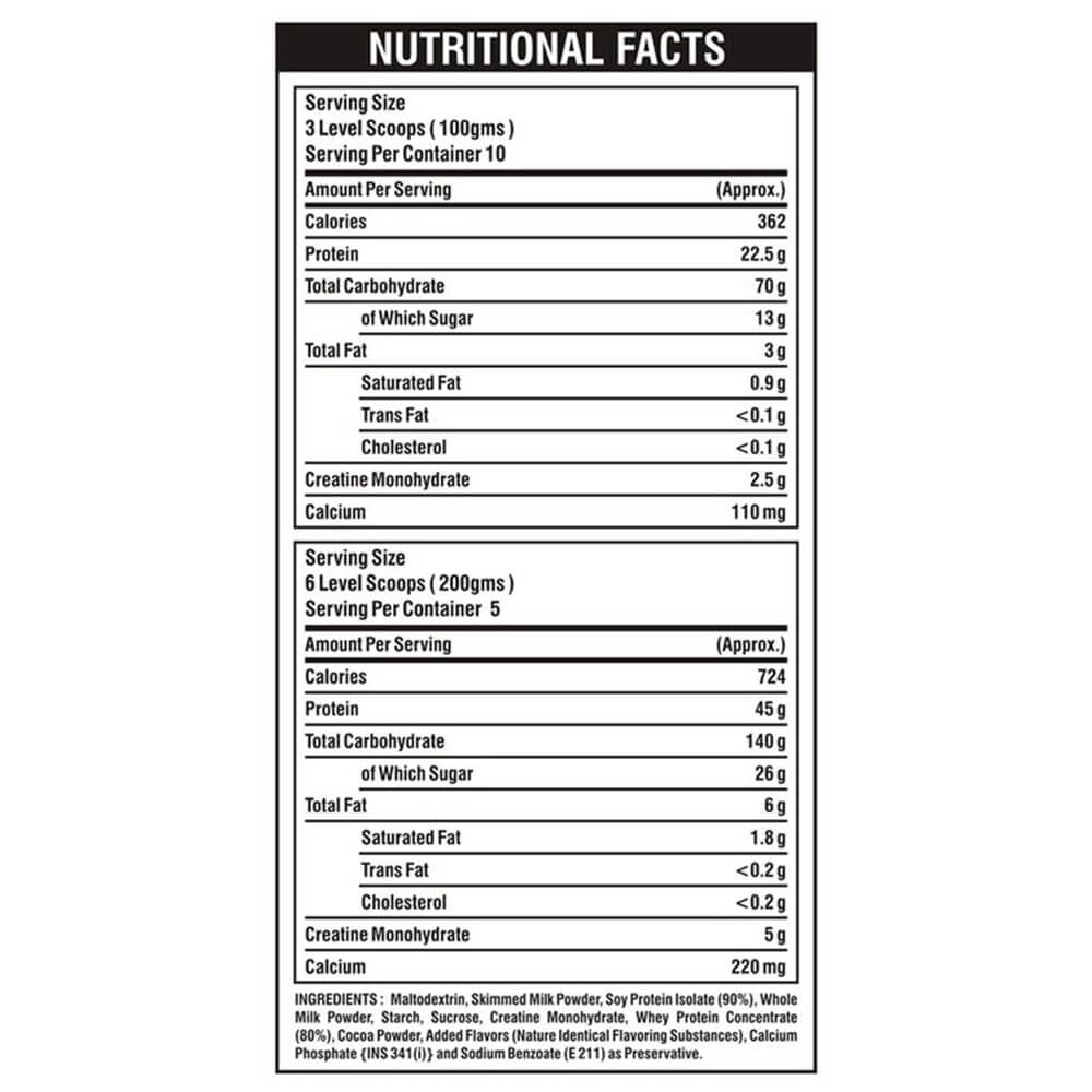 Big Muscles Body Fuel Hardcore Online at Best Price HealthKart