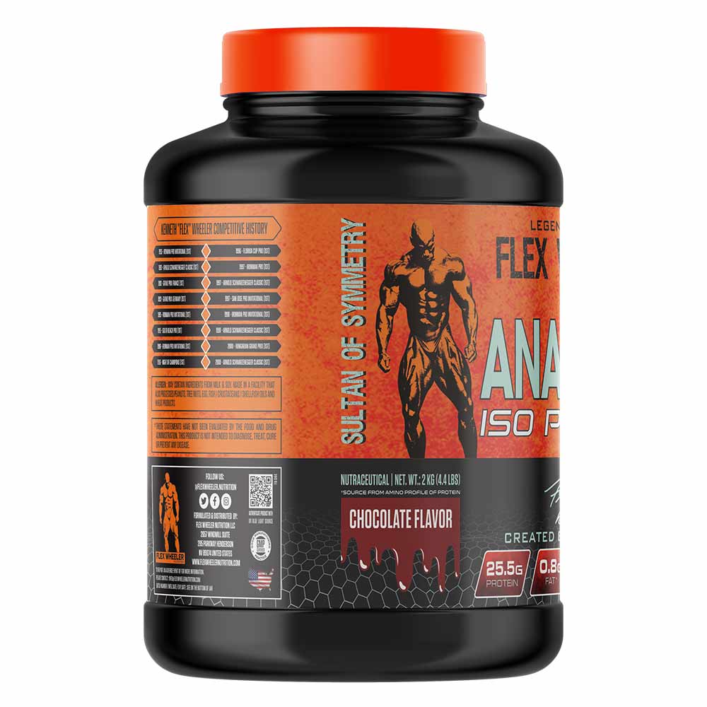 2 - Flex Wheeler Nutrition Anabolic Iso Protein,  4.4 lb  Chocolate 