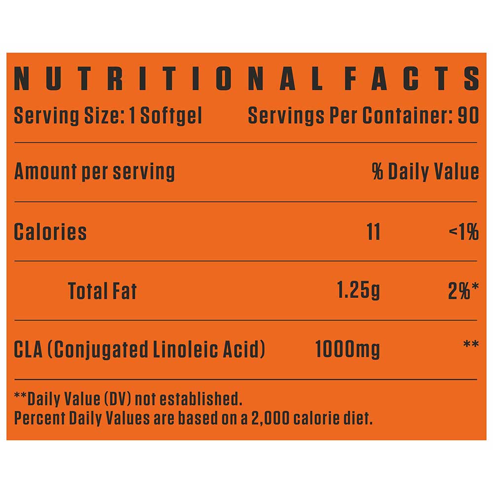 3 - Flex Wheeler Nutrition CLA 1000mg,  90 softgels 