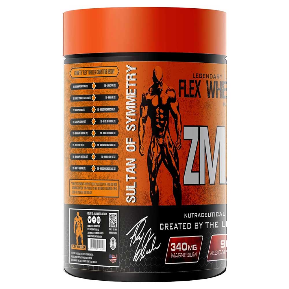 2 - Flex Wheeler Nutrition ZMA,  90 veggie capsule(s)  Unflavoured 