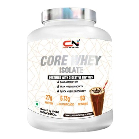 1 - Core Nutrition Core Whey Isolate,  4.4 lb  Chocolate Smoothie 