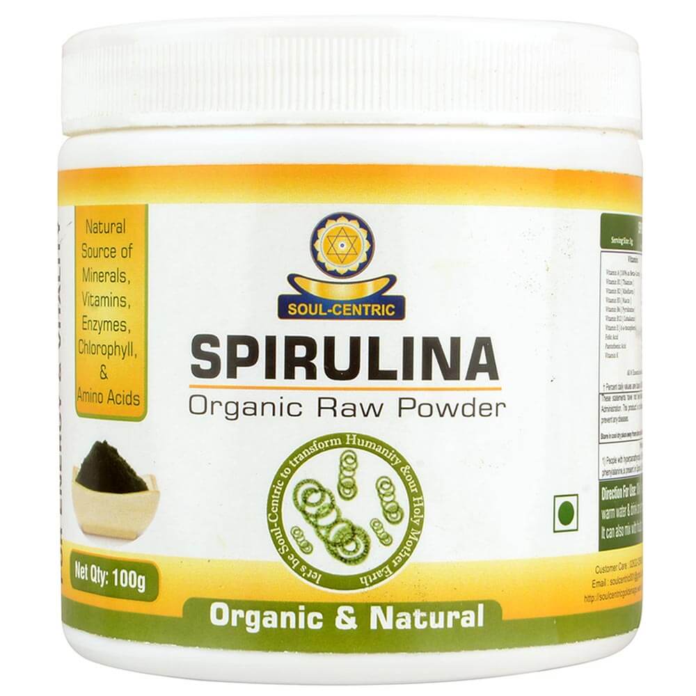 1 - Soul Centric Organic Spirulina Powder,  100 g 