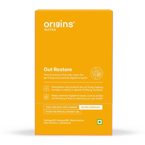 1 - Origins Nutra Gut Restore,  28 veggie capsule(s) 