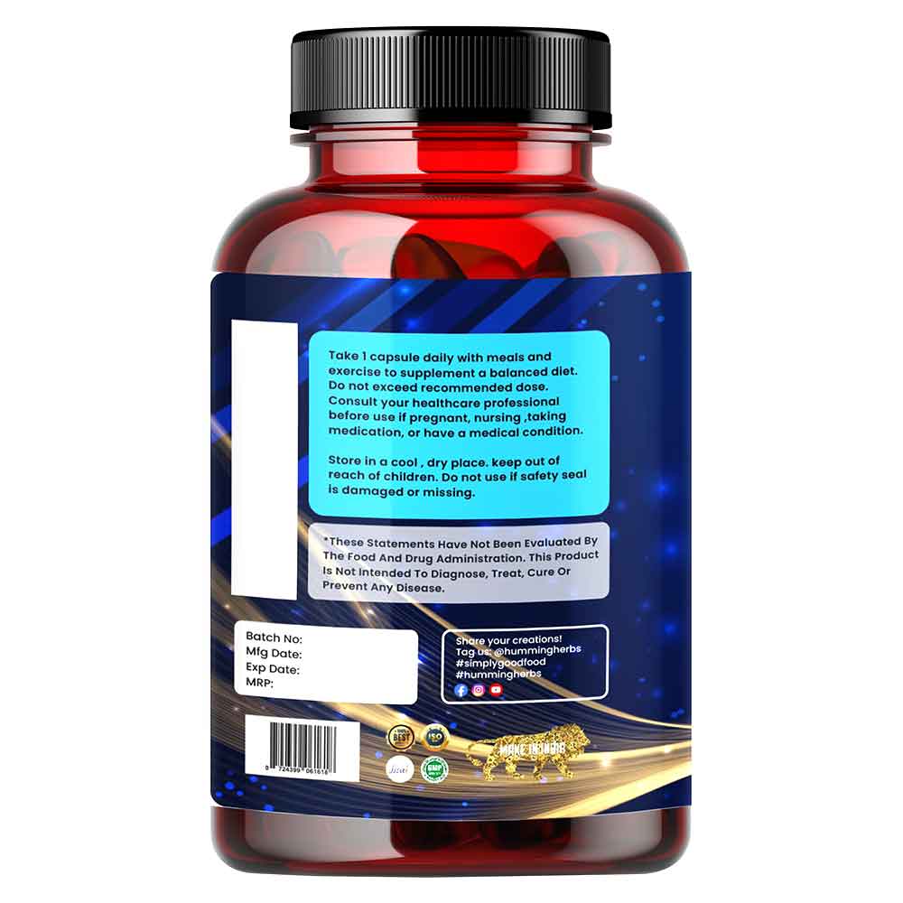 4 - Humming Herbs Resveratrol NMN + Quercetin,  60 capsules 
