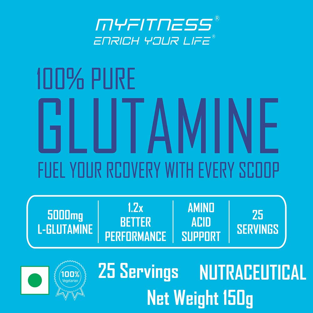 4 - MYFITNESS By Paradise 100% Pure Glutamine,  0.33 lb  Blackberry 