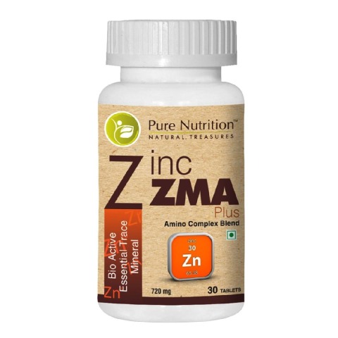 1 - Pure Nutrition Zinc ZMA Plus,  30 tablet(s)  Unflavoured 