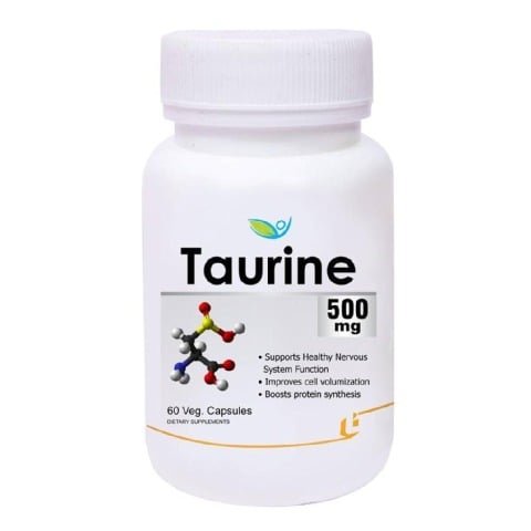 Biotrex Taurine (500 mg),  60 veggie capsule(s) 