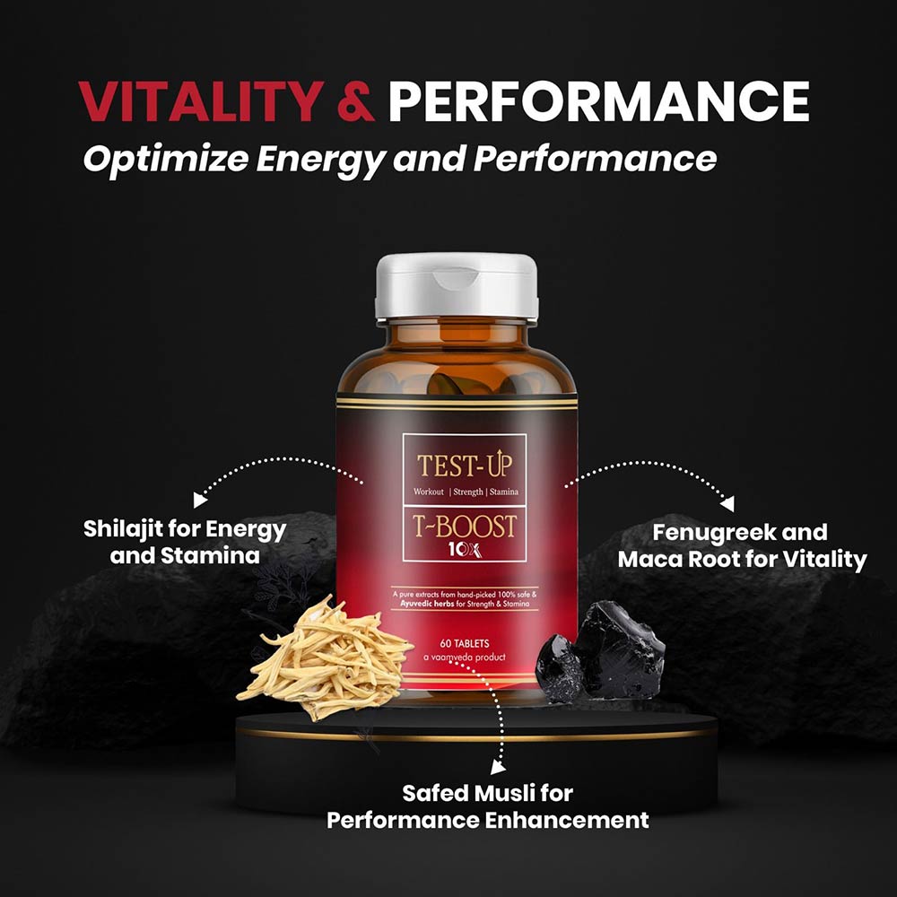 6 - Vaamveda Sports Multi+ & Test-Up Natural Testo Boost Combo,  60 tablet(s)  Unflavoured 