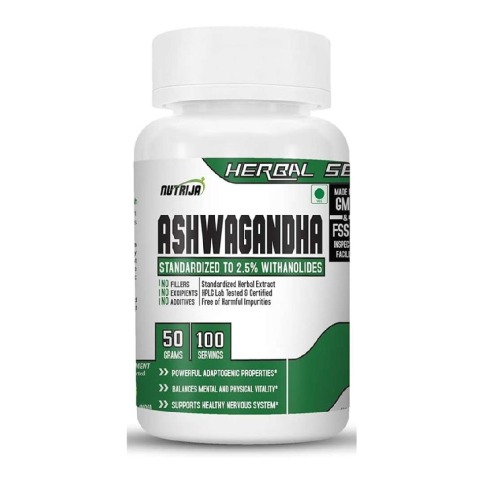1 - NutriJa Ashwagandha 500mg,  50 g 
