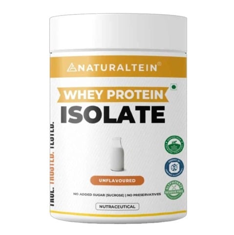1 - NATURALTEIN Whey Protein Isolate, 0.66 lb Unflavoured