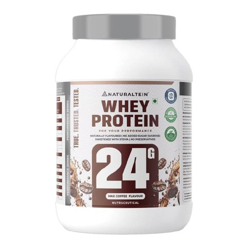 1 - NATURALTEIN Performance Series Whey Protein,  2.2 lb  Max Coffee 