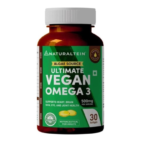 1 - NATURALTEIN Algae Source Ultimate Vegan Omega 3,  30 softgels 