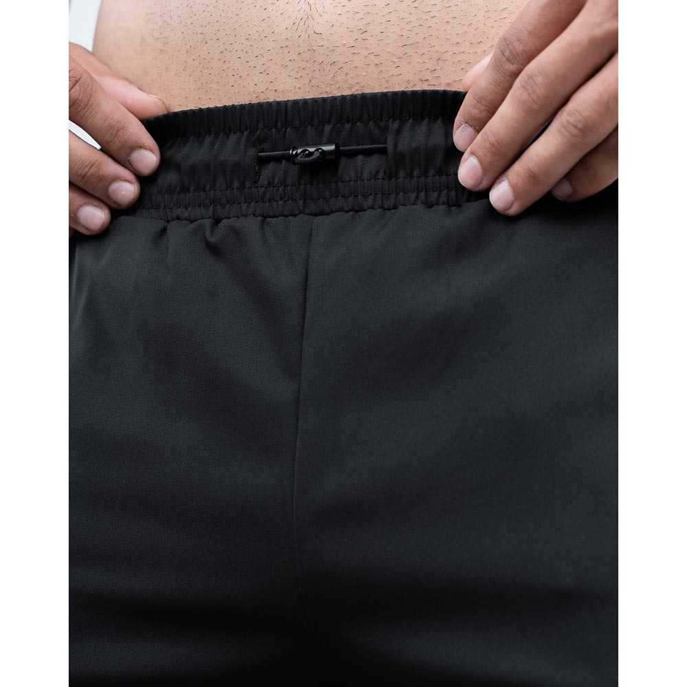 5 - Athflex Men's Nylon-Spandex Workout 2in1 Shorts,  Large  Black 