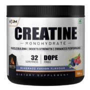 AS-IT-IS Nutrition ATOM Creatine Monohydrate, 100 g (0.22 lb), Blue Razz Fusion