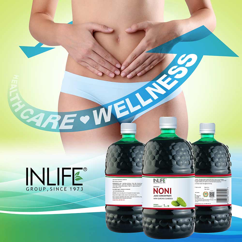 4 - INLIFE Noni Juice Concentrate,  Unflavoured  1 L 