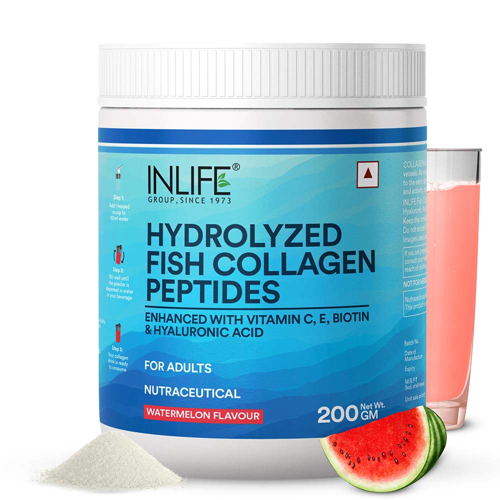 INLIFE Marine Collagen Peptides,  200 g  Watermelon -image-35