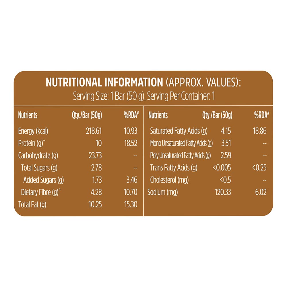 3 - MuscleBlaze Protein Bar (10 gm Protein),  1 bar(s)  Choco Almond 