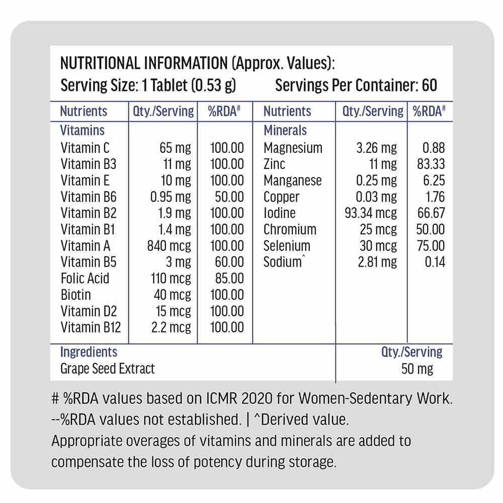 9 - HK Vitals Zinc Complex,  60 tablet(s)