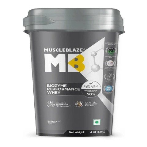 1 - MuscleBlaze Biozyme Performance Whey.,  8.8 lb  Magical Mango 
