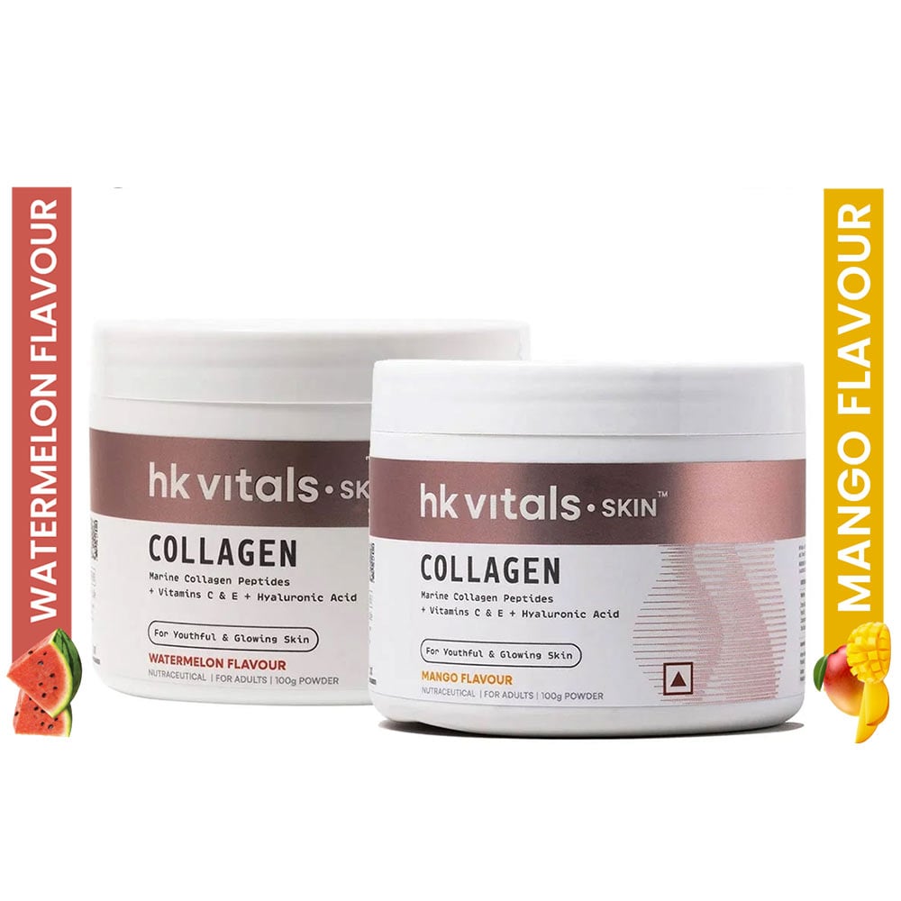 HealthKart HK Vitals Skin Radiance Collagen 100 g Watermelon & Mango Combo-image-33