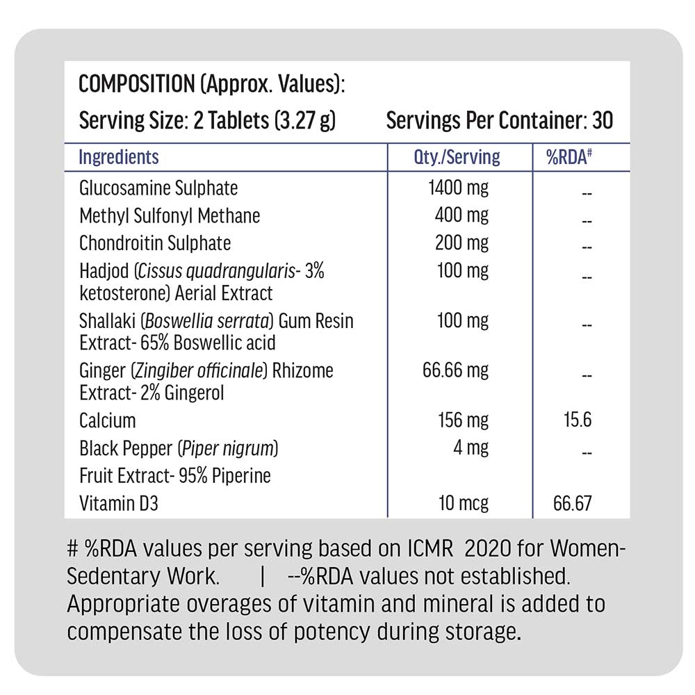 10 - HK Vitals Healthy Joints,  60 tablet(s)