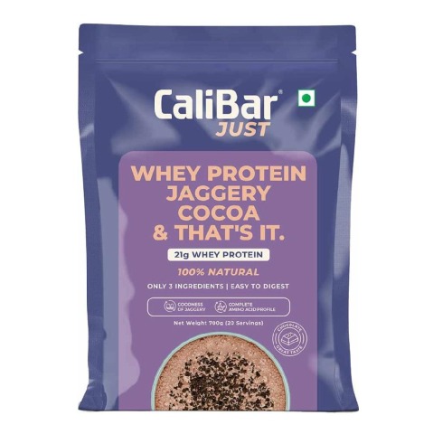 10 - Calibar Just Whey Protein,  1.54 lb  Chocolate 