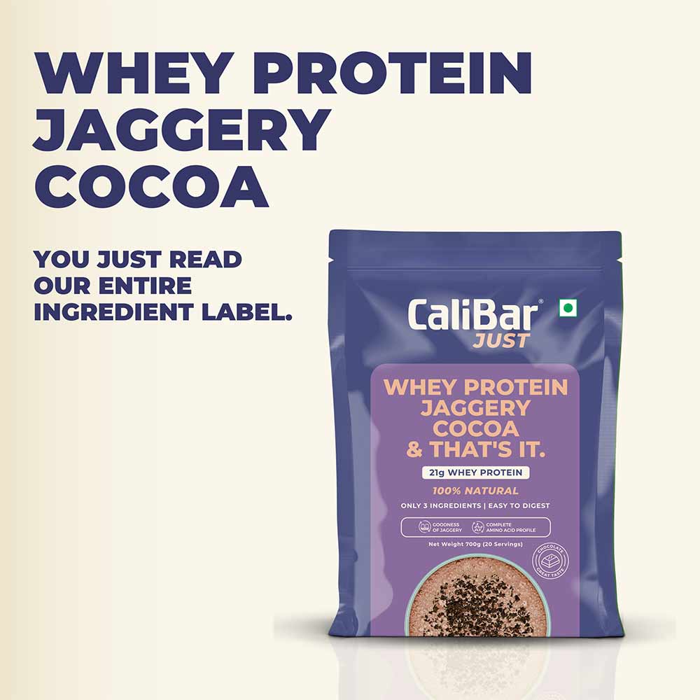 5 - Calibar Just Whey Protein,  1.54 lb  Chocolate 
