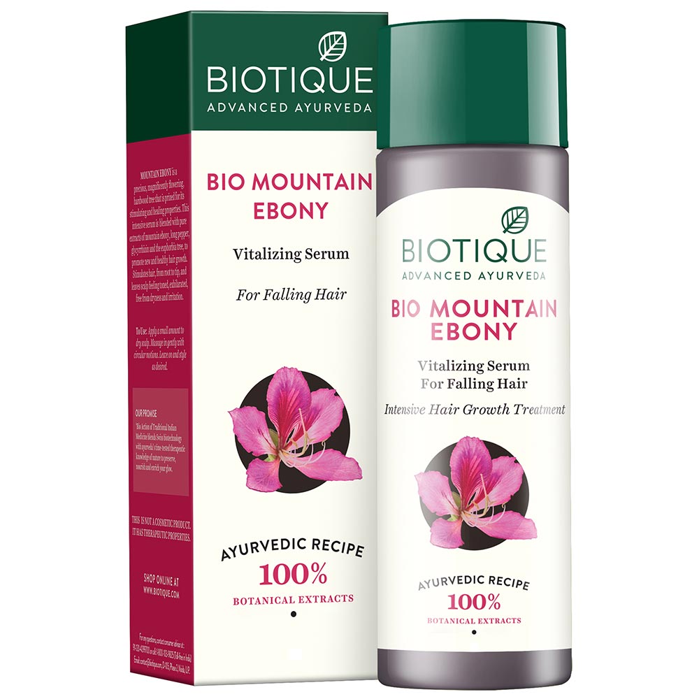 2 - Biotique Bio Mountain Ebony Fresh Growth Stimulating Vitalizing Serum,  120 ml  for Falling Hair 