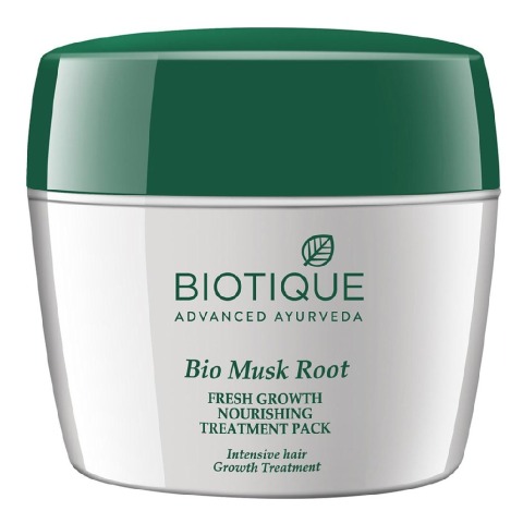 1 - Biotique Bio Musk Root Fresh Growth Nourishing Treatment Pack,  Hair Growth  230 g 